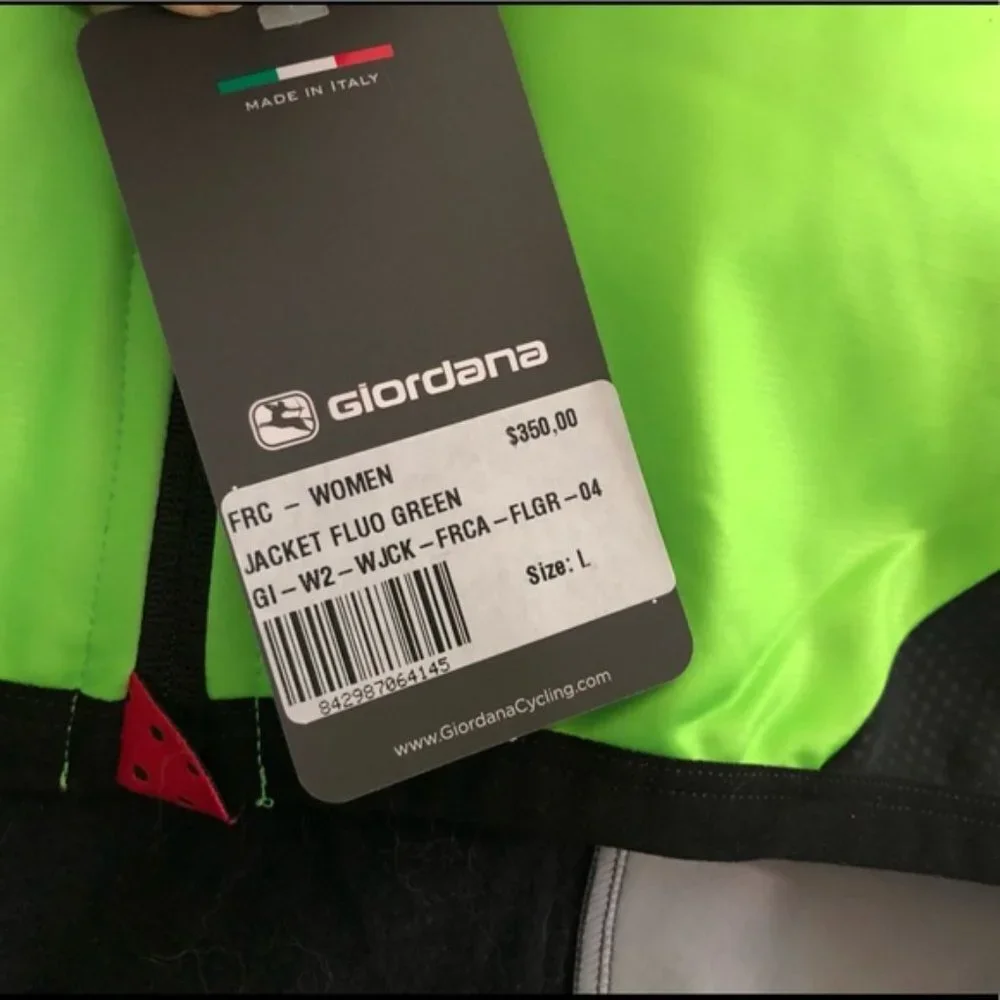 NWT Giordana FormaRed Carbon FRC Cycling‎ Jacket